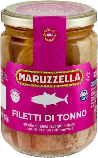 Maruzzella Filetti di Tonno Rosa in Olijfolie 400 gr