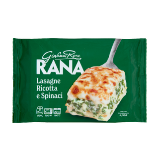 Rana Lasagne Ricotta & Spinazie met verse ingrediënten