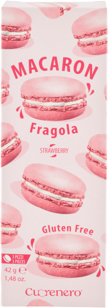 CUORENERO MACARON FRAGOLA 42 GR