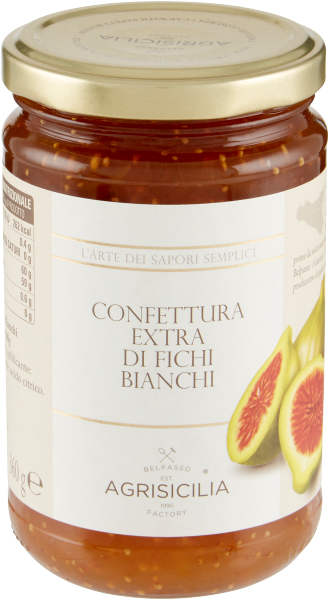 Agrisicilia Confettura Vanille Witte Vijgen 360 Gr