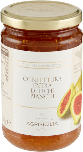 Agrisicilia Confettura Vanille Witte Vijgen 360 Gr