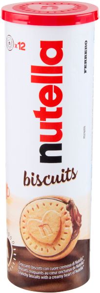 Nutella Biscuits Tube T12 168 gr [168 gr]