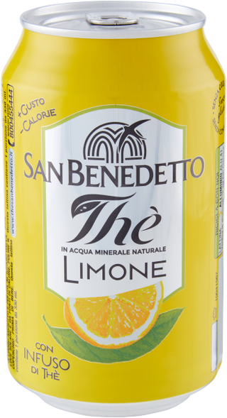 San Benedetto The' al Limone: Verfrissende Citroenthee in Blik (330ml)
