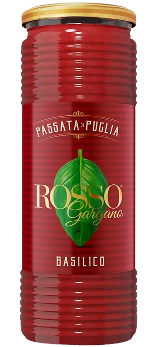 ROSSOGARGANO PASSATA BASILICUM 690 GR