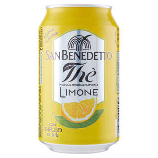 San Benedetto The' al Limone: Verfrissende Citroenthee in Blik (330ml)